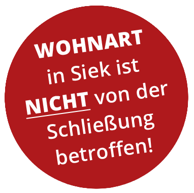 Standort Siek nicht betroffen